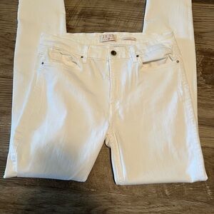 Jen7 -For All Mankind Women's White Skinny Jeans